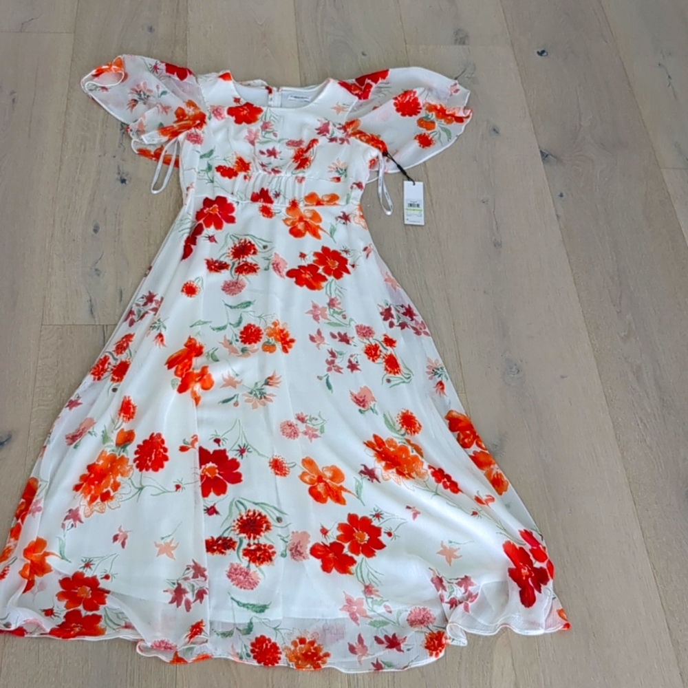 Calvin Klein floral dress size 4